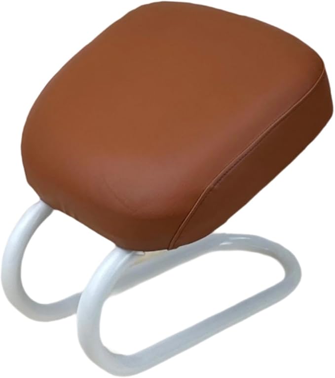 Meditation Stool Kneeler Ergonomic Stable Portable Prayer Bench for Yoga Studio and Home Use 11.22x10.24inch- Brown