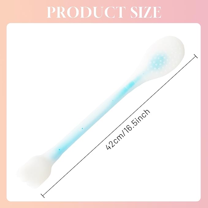 GSHOW Manual Back Massager for Shoulder Soreness Relief Long Handheld Silicon Hammer Suitable for Massaging Whole Body Legs Arms Back