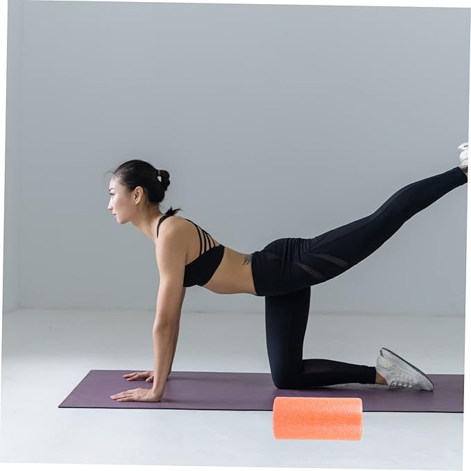 Happyyami Yoga Column Massage Stick Fitness Massage Roller Muscle Relaxing Household Yoga Massager