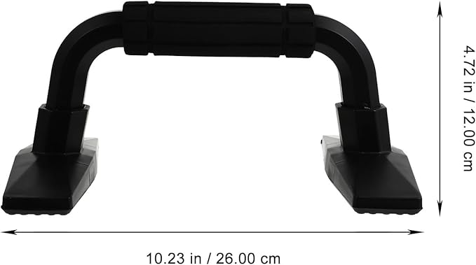 Cabilock Push-up Bars and Stands H-shaped Small Size Arm Strength Training Equipment Non-slip Home Exercise Push-up Holders for Chest Muscle Workout