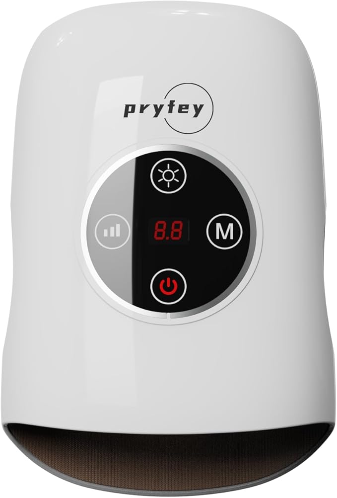 Hand Massager, 9 Modes 9 Intensities Hand Massage, Cordless Hand Massager for Arthritis and Carpal Tunnel, Mother's Day Gifts for Men Women Parents Relaxation at Office, White