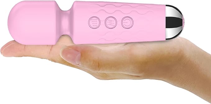 Back Small Bullet Massage for Women Rechargeable Electric Body Mini Personal Massager - for Foot - Arm Muscle Relaxation (Pink