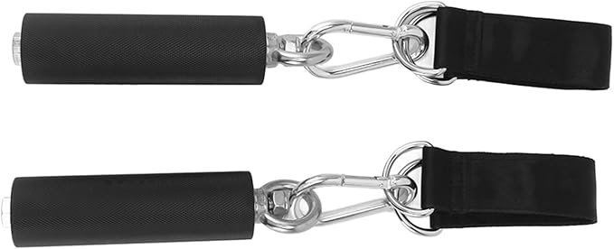 Pull Up Handle TPR Rubber Coated Grip Anti Slip Straight Gym Equipment Attachment for Weightlifting Exercise Strength Training Home Gym Workout Accessories