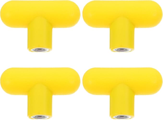 4pcs T-Handle Knob: M8 Rotating Grip - Pulley Loading Pin Handle for Gym Machines Fitness Equipment Workout Machines - Strength Training Equipment Attachments