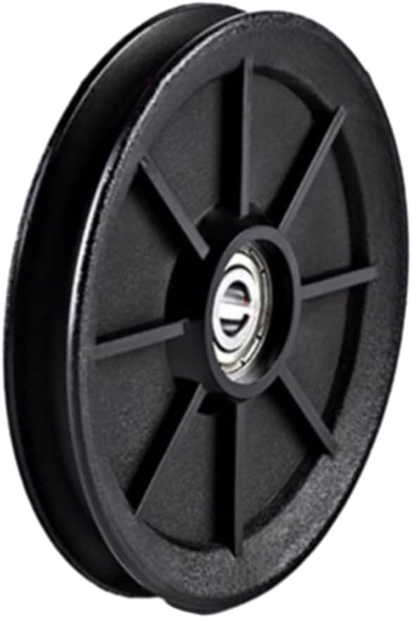 Silent Gym Pulley for Fitness Cable Machine Attachment, Heavy Duty Pulley System with Machine Bearing for Strength Training, Nylon and Steel Wheel, Low Noise Exercise Equipment, Home Use(110mm)