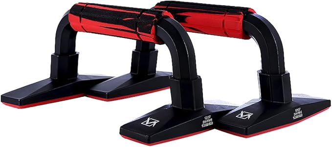 Luxshiny H-shaped Push-up Stands Pair with Rubber Grip, Arm Strength Training Tool and Push-up Bars for Chest and Abdomen Muscle Building, Home Gym Fitness Equipment for Men and Women