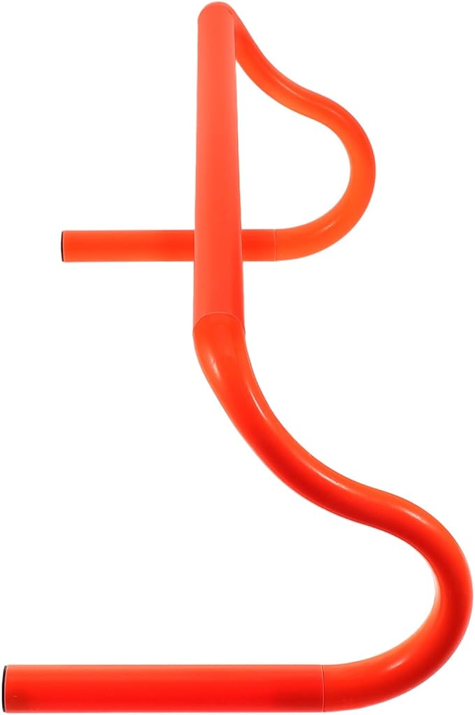 Portable Orange Training Hurdle with Detachable Design for Outdoor Football Agility Drills Stable PVC Base for Speed Coordination and Balance Improvement Simple Installation for