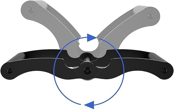 landminee Attachment with Rubber Handle - V Shaped Landmines Row Rack, Grip Workout Bar | Landmines Handle Attachment, Black landminee Fitness Equipment for Seated Rows, Gym Strength Training