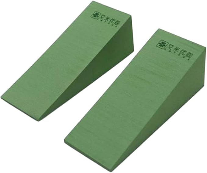 2Pcs Foam Wedge Calf Stretch Slant Board Improve Lower Leg Strength Squat Wedge Incline Block for Workout Exercise