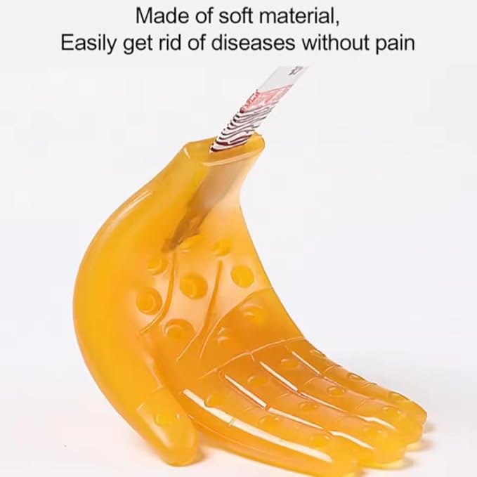 Ergonomic Silicone Body Acupoint Hammer Pat, Flexible Slap Board for Back and Shoulder Relief, Manual Patting Board Massage Tool for Muscle Tension, Portable Activator Slapping Tool for Full Body