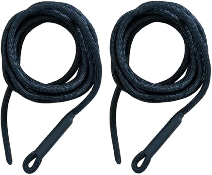 2 Pcs Nylon Pilates Reformer Pull Ropes, Replacement Straps for Pilates Core Bed, Durable Fitness Equipment Accessory for Home and Studio Yoga Workouts