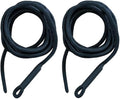 2 Pcs Nylon Pilates Reformer Pull Ropes, Replacement Straps for Pilates Core Bed, Durable Fitness Equipment Accessory for Home and Studio Yoga Workouts