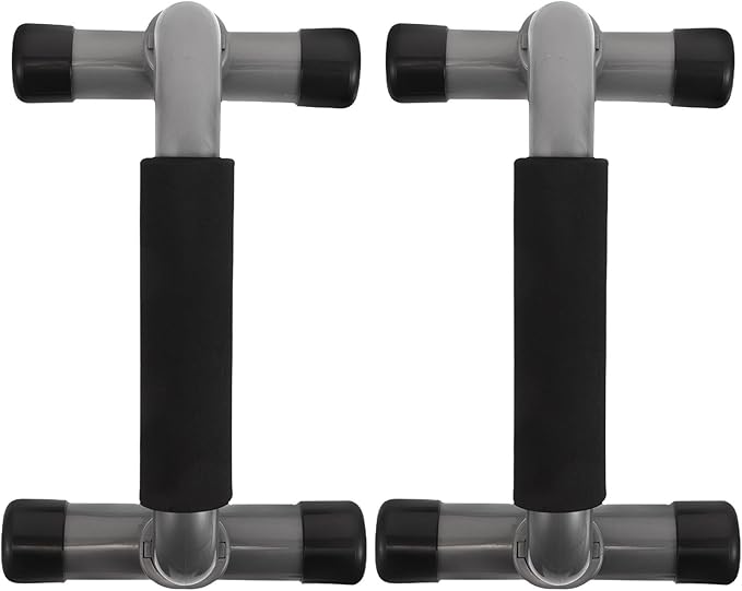 Garneck H-shape Push up Bars Pair, Compact Parallel Bars for Chest and Arm Strength Training, Non-slip Floor Workout Trainer, Home Gym Fitness Equipment for Women and Men