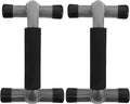 Garneck H-shape Push up Bars Pair, Compact Parallel Bars for Chest and Arm Strength Training, Non-slip Floor Workout Trainer, Home Gym Fitness Equipment for Women and Men