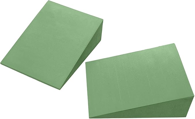 Yoga Wedge Block – Professional Height Foam, Slant Stretch Board, Supportive Incline Pad With Stable Cushion Feature | Ideal Leg Calf Ankle Foot Stretching Exercise Studio Home Training Use