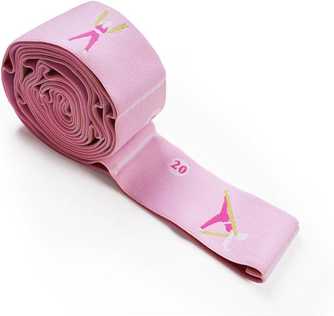 Extra-Wide Yoga Stretch Straps with 11 Loops - Adjustable & Reinforced Stretching Bands for Pilates, Dance, Gymnastics & Physical Therapy, Premium Home Training Equipment