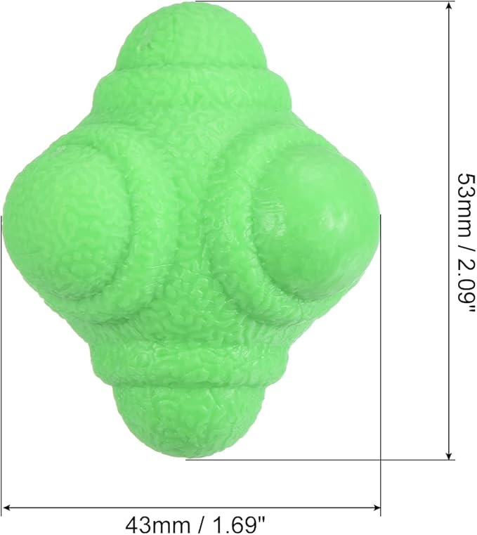 PATIKIL Bounce Reaction Balls, Coordination Training Ball Agility Trainer TPR Low Difficulty for Speed Reflex