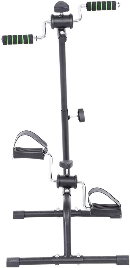 Pedal Exerciser, Hand Arm Leg and Knee Peddler, Adjustable Physical Therapy Leg Foot Pedal Exerciser, Compact Exercise for Legs and Arms Workout Fitness