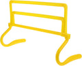 Adjustable Height Soccer Agility Training Hurdles Set with Portable Foldable Yellow Bars for Football Speed and Athlete Jumping Drills