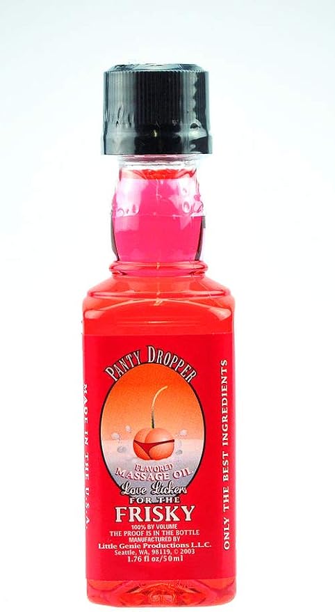Love Lickers Cherry Flavored Warming Oil (Edible) Rub it on/ Lick it Off (Sexy Body Oil) (Kinky Erotic Massage)