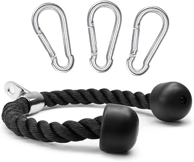 Double Head Rope Pulldown Attachment Set Gym Strength Training Equipment Handles Big Bird Gym Equipment Accessories