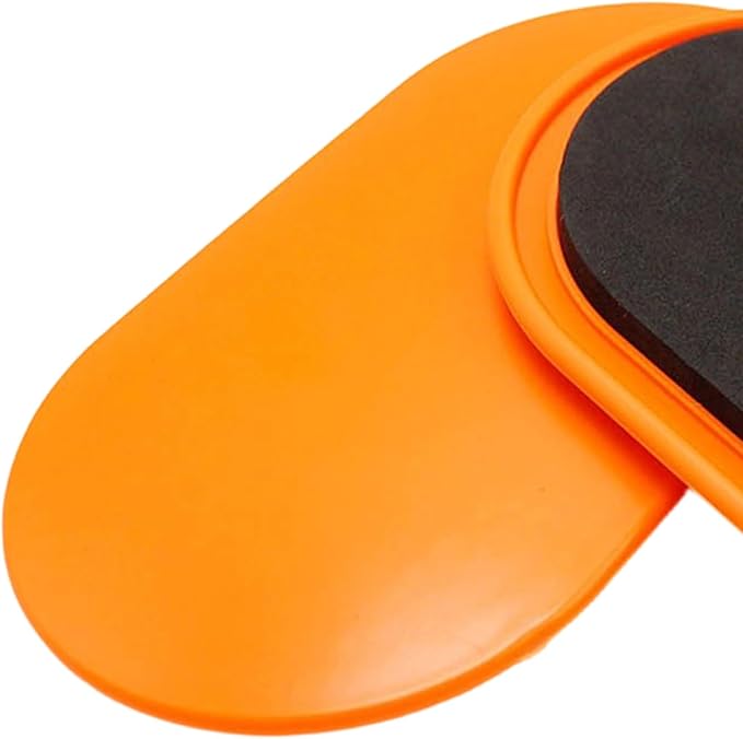 Core Sliders for Home Workouts - Oval Shape Fitness Gliders | Sided Sliding Discs for Carpet, Hardwood Floor Gym, Exercise Slides for Women Men, Indoor Daily Routine, Pilates Equipment