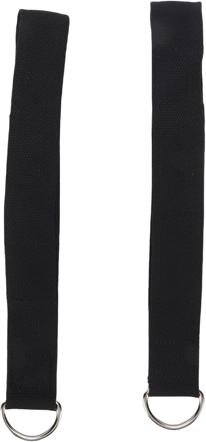 Keenso Double Loop Pilates Straps Adjustable Cotton with D Shaped Buckle, Perfect for Home Workouts and Muscle Training