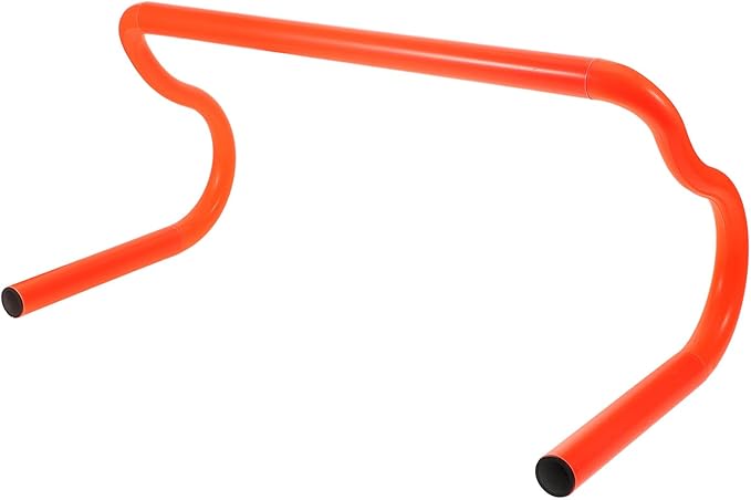 Detachable Agility Hurdle PVC Rack for Outdoor Speed and Football Strength Training, Orange Portable Hurdles for Athletic and Soccer Practice