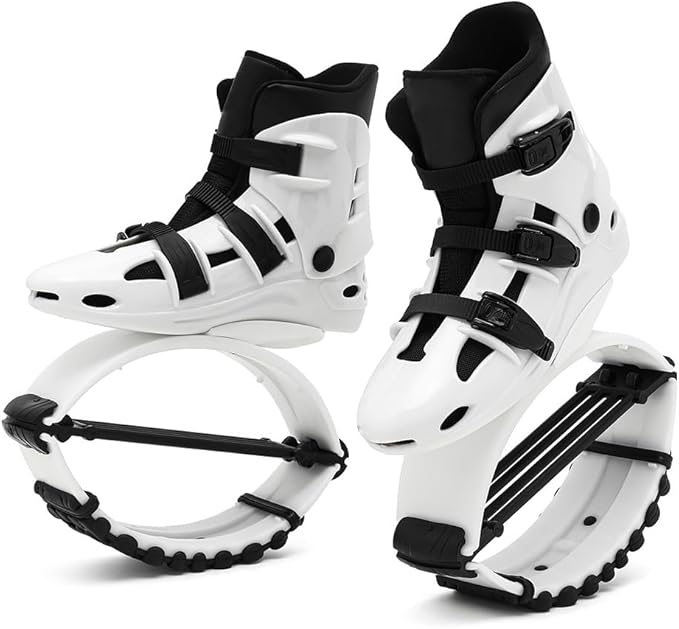Kangaroo Jump Shoes for Women & Men – Adult Moon Shoes with 4 Springs, Low-Impact Fitness Jumping Boots for Exercise, Weight Loss, Cardio