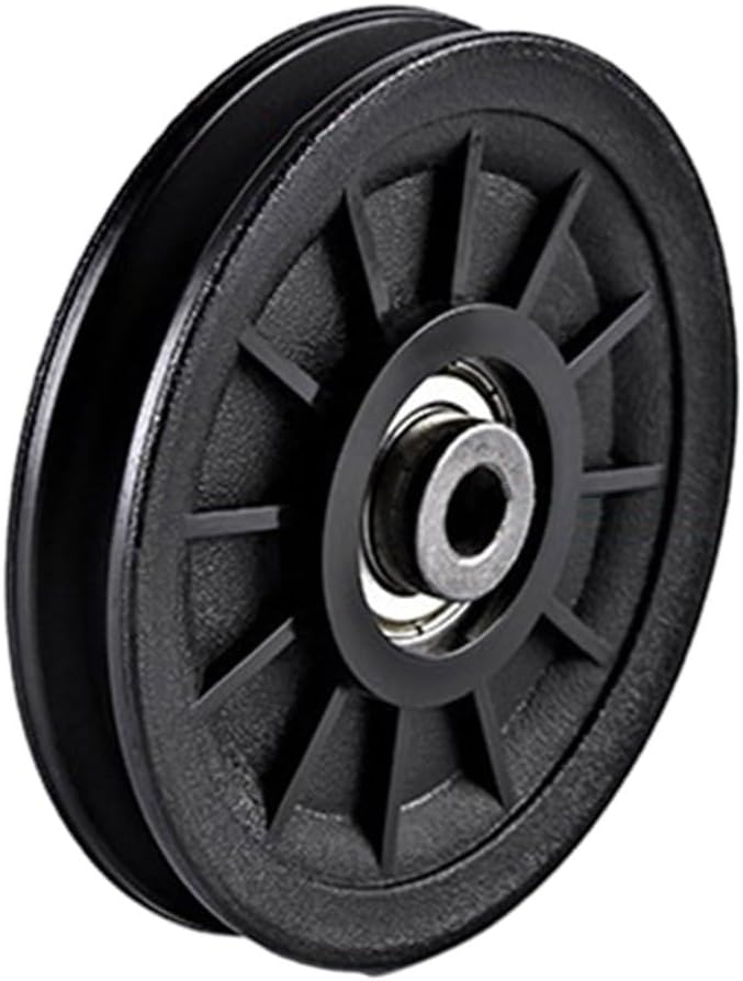 Silent Gym Pulley for Fitness Cable Machine Attachment, Heavy Duty Pulley System with Machine Bearing for Strength Training, Nylon and Steel Wheel, Low Noise Exercise Equipment, Home Use(110mm)