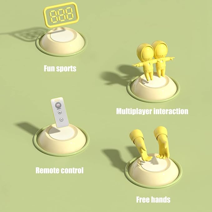 Smart Jump Rope Machine, Electric Rope Skipping Machine Rechargeable Jump Rope Rope Skipping Sports for Indoor Outdoor Workout Jumping Rope with Remote Control for Home Gym Party