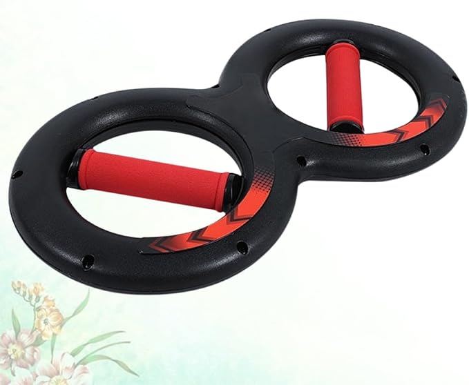 HEMOTON Multifunction 8-shaped Hand Grip Strengthener Red 20kg Heavy Grip for Fitness Forearm and Wrist Exercise Strength Training Device for Home and Gym