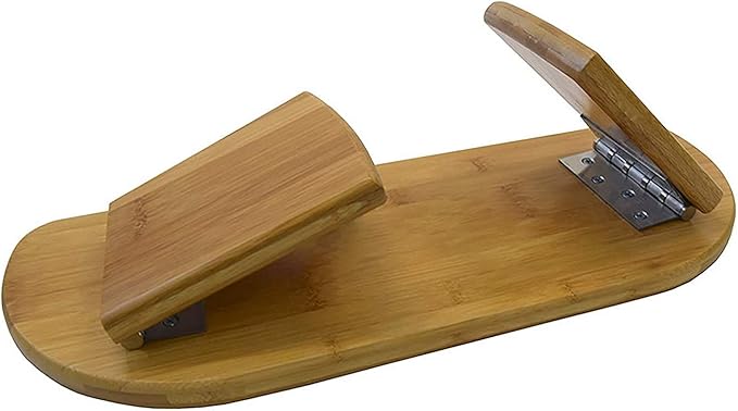 Bamboo Meditation Bench, Foldable & Ergonomic Meditation Stool, Comfortable for Kneeling or Sitting, Perfect for Deeper & Longer Meditation