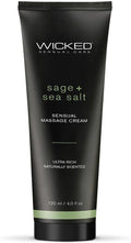 Wicked Sage+Sea Salt Massage Cream 4oz