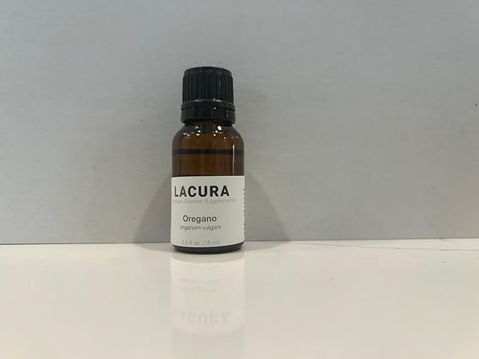 Lacura Organic Oil of Oregano Drops - Organic Oregano Oil Herbal Extract for Immune Defense - Essential Oil for Respiratory Support - 15mL