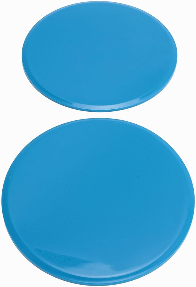 plplaaoo Exercise Core Sliders Compact Dual Sided Gliding Discs for Full Body Workout Build Functional Core Strength at Home or Gym ABS Material 7 Inch Diameter Set of 2