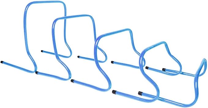 5 Pack Agility Speed Training Hurdles Detachable Agility Training Hurdles Sports Practice Equipment for Athletes, Soccer Football Training Equipment Hurdle Rack 5 Pieces