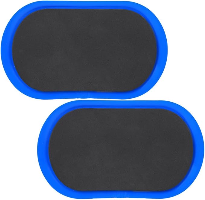 Fitness Discs Slider for Core Stability Training, Leg Slimming, Yoga, 2pcs Small Size Blue Sliding Discs