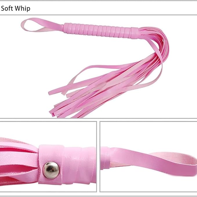 7-Piece Leather Yoga Set Accessories, Adjustable, Suitable for Ankle and Eye Mask Indoor Entertainment Equipment, Couple Gift (Pink)