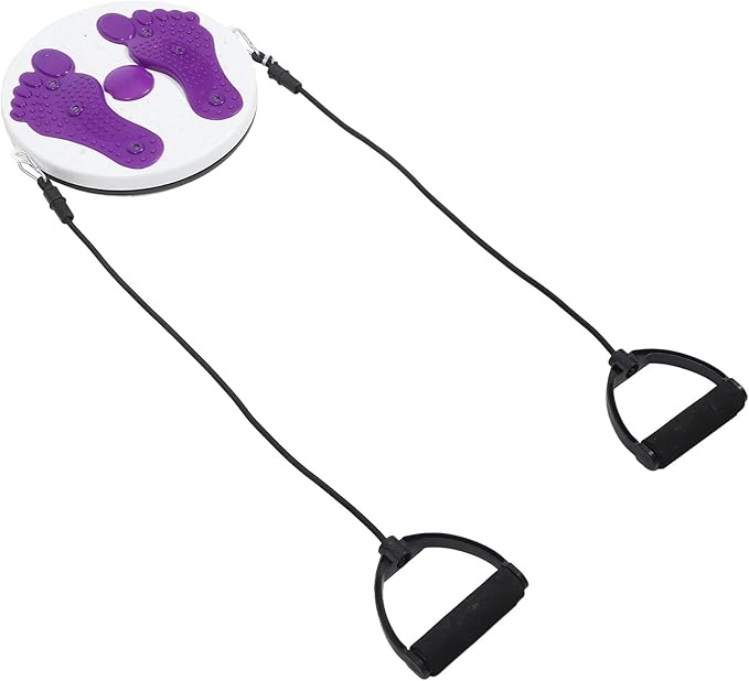 Healifty Fitness Twisting Disc Waist Twisting Board with Rope, Purple Slimming Rotating Tool for Home Exercise, Abdominal Workout Machine for Women