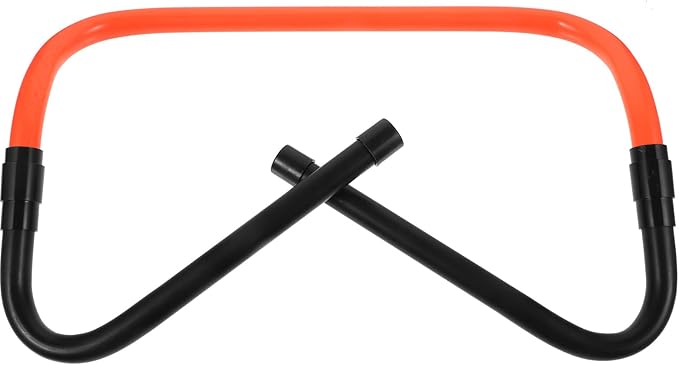 Adjustable 2-Level PVC Plastic Football Training Hurdle Agility Barrier Foldable Speed Hurdles for Soccer Drills and Athletic Training