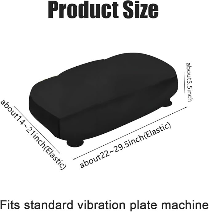 Vibration Plate Cover,Stretchy Dust Guard Sleeve for Vibration Plate,Body Shaping Machines Dust Cover,Fully Dust-Proof Protector for Weight Loss Motor