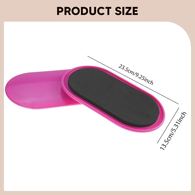 2X Exercise Core Sliders Slide Pads Abdominal Training Full Body Workout Ab Pads Sliding Discs for Pilates Home