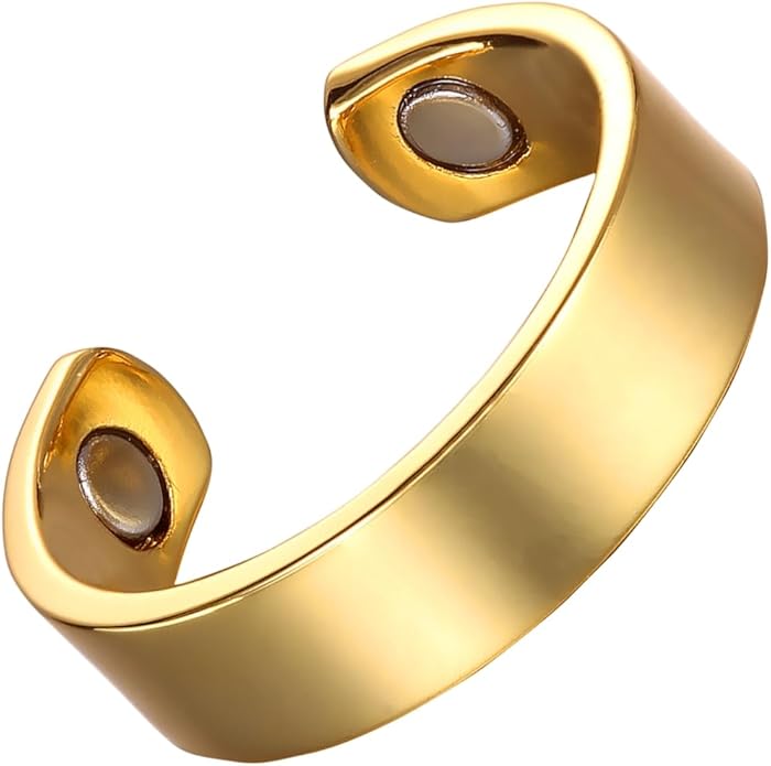 The Original Pure Copper Ultra Strength Magnetic Field Ring for Men & Women | Magnetic Therapy Ring