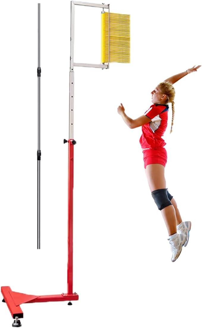 Vertical Jump Tester for Training, Height Adjustment Jump Measurement Tool, Vertical Measure Trainer Stick Pole for Basketball Volleyball Training Aid