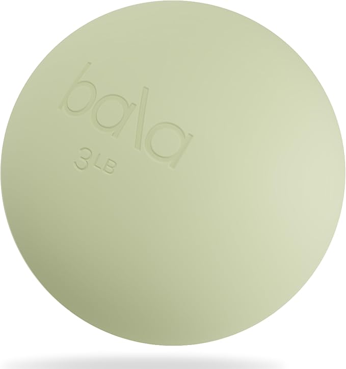 Bala Power Ball, Weighted Toning Exercise Ball for Pilates, Yoga, Home Fitness & More - Workout Ball for Strength & Core Training, Aerobics & Working Out to Improve Balance & Sculpt