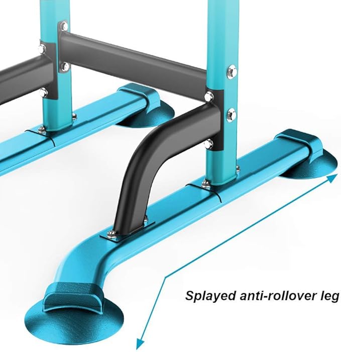 SogesHome Power Tower Pull Up Bar and Dip Station, Height Adjustable Dip Stand Exercise Machine for Home Gym, Multi-Functional Free Standing Strength Training Fitness Workout Station