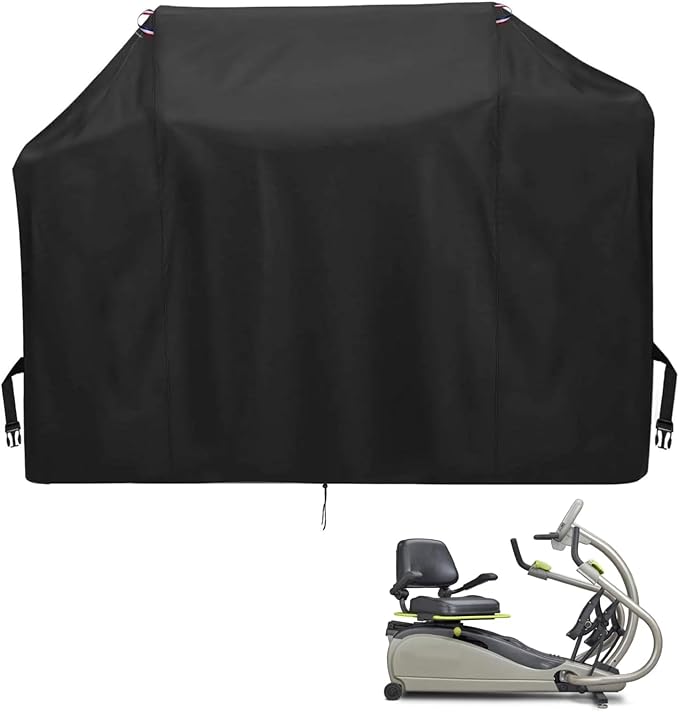 Stair Stepper Cover for Nustep Elliptical Exercise Machine, Waterproof Workout Equipment Cover at Home,Recumbent Exercise Bike Covers for Fitness Equipment, 60"x 27"x35"