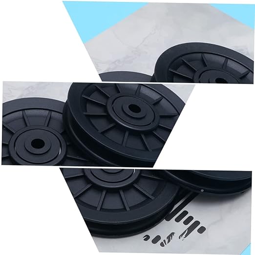 4 Pcs Wearproof Pulley Wheel for Strength Training Equipment PA6 Material Replacement Parts for Cable Machine
