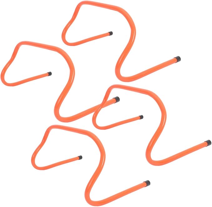 SUPVOX 4Pcs Speed Hurdles for Agility Training Durable Plastic Training Hurdles for Football Practice Enhance Footwork Skills for Outdoor Sports Drills